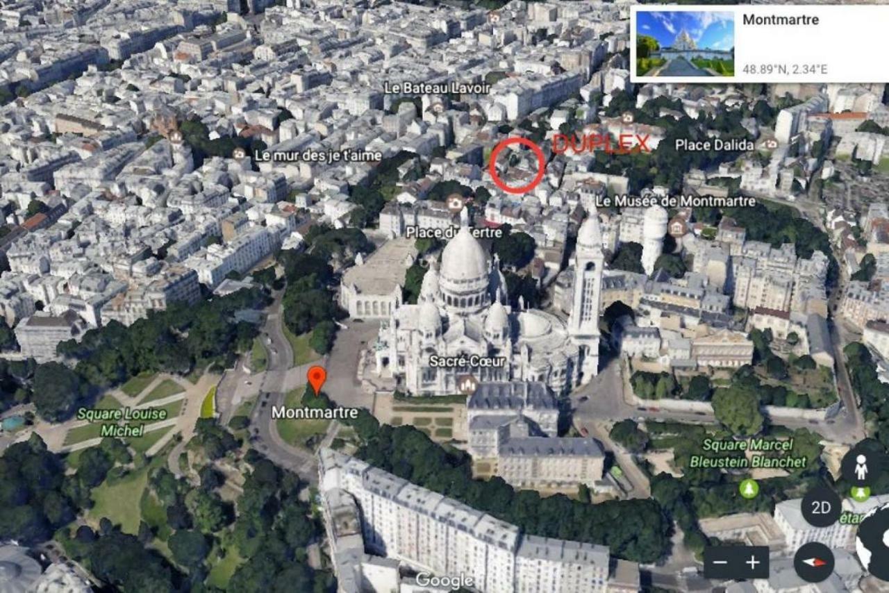 Luxurious Duplex - Top Of Montmartre Paris Dış mekan fotoğraf